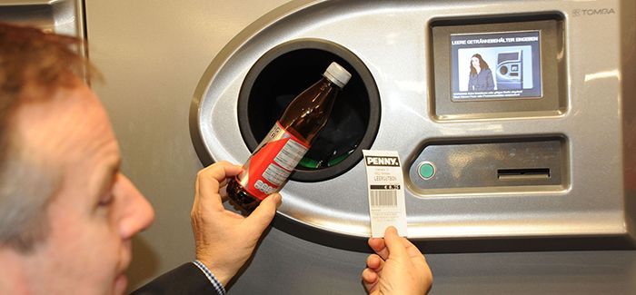 màquines de retorn d'envasos